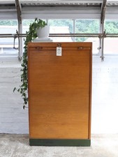 Vintage French Tambour Cabinet