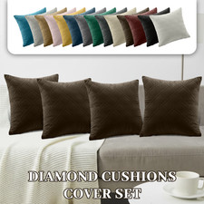 Pack of 4 Corduroy Cushion