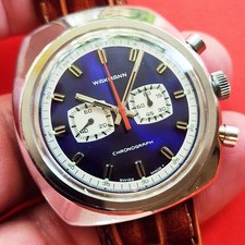 Wakmann Chronograph Blue Dial