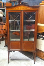 ANTIQUE INLAID MAHOGANY