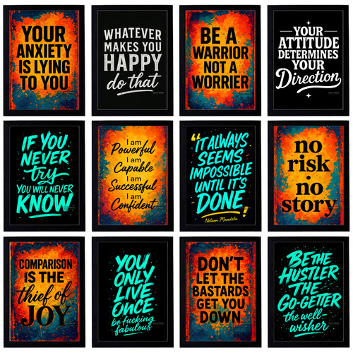 Motivational poster a5 - motivational, a4