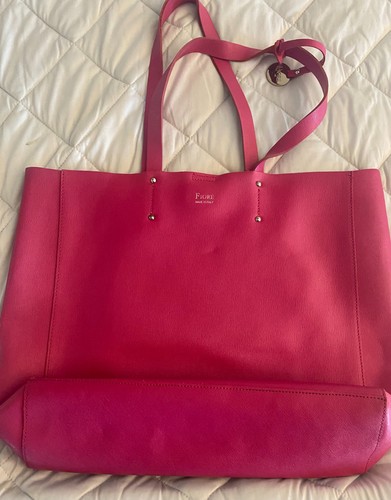 Pink fiore leather shouder - fiore,