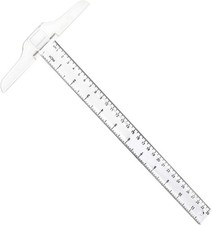 12 Inch/30 cm Plastic T-Ruler