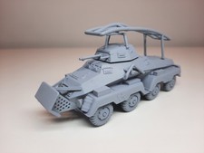 WWII German Sd. Kfz 232 Command Armoured Car Various Scales Historical Wargamin