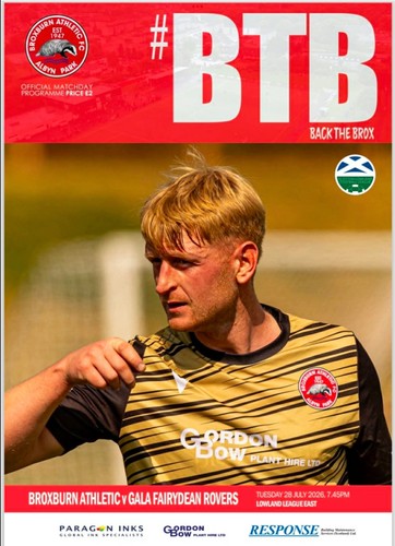 Broxburn athletic 2026 - broxburn, home
