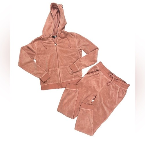 Y2k 2pc velour - pink, track