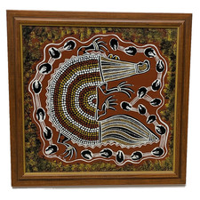 Framed Indigenous Painting —