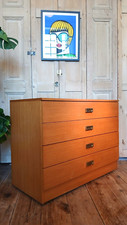 MID CENTURY TEAK CHEST OF