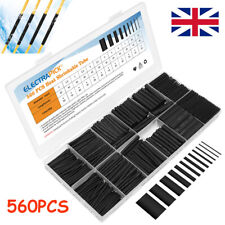 560PCS Heat Shrink Tubing Electric Insulation Tube Heat Shrink Wrap Cable Sleeve