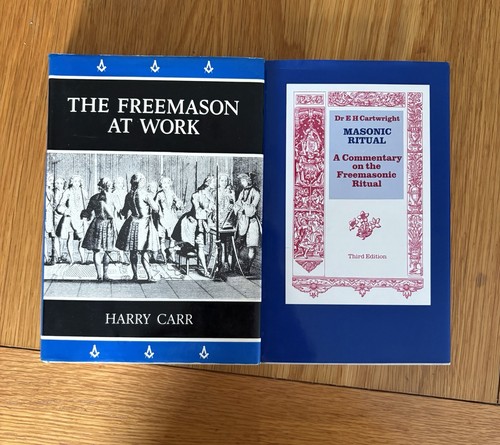 Two hardcover freemason books - hardcover,