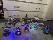 Fibre Optic Christmas Village