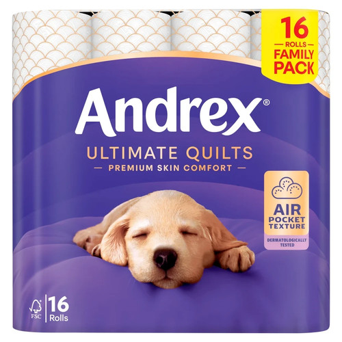 Andrex ultimate quilts toilet - quilts,