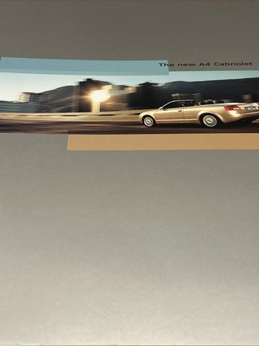 The audi cabriolet range - a4,