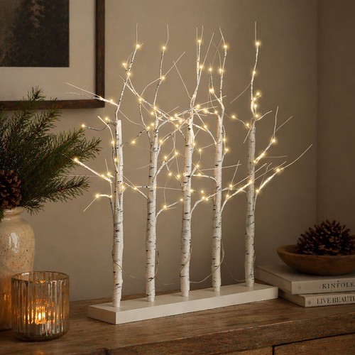 85cm led pre lit - twig, birch