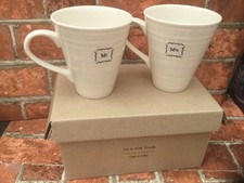 East Of India Mr & Mrs Wedding Day Mugs