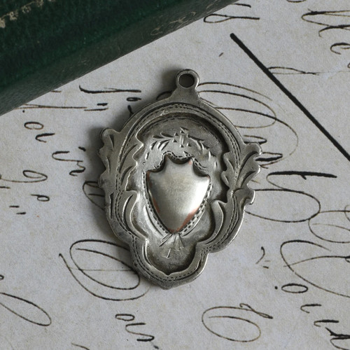 Antique sterling silver fob - sterling,