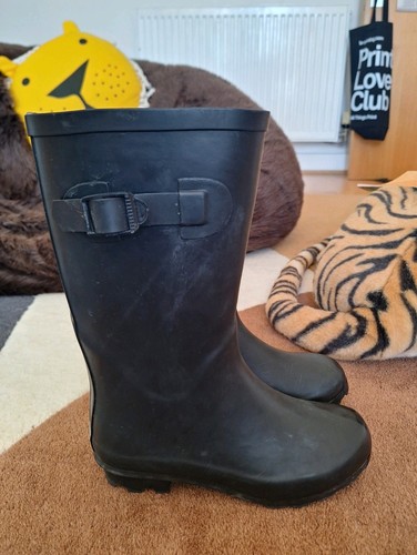 Kids black welly - kids, boots