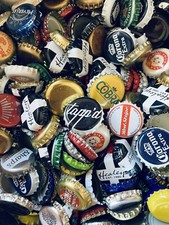 250+ (Approx) Mixed Drinks Bottle Caps. Great for crafting.