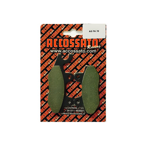Front recessed brake pads - front,