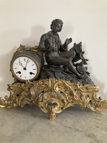Antique gilded spelter - antique,