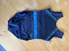 Blue Quatro Gymnastics Leotard, Size CLA