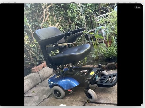 Electric wheelchair compact - a,