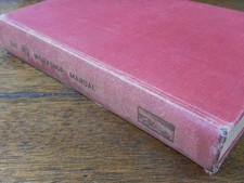 Vintage 1953 The MG Workshop Manual Book