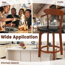 60cm rubber wood counter - rubber,