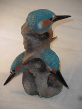 Walk In Country Sculpture David Meredith Jewel Of River c2001 Kingfisher 12cms
