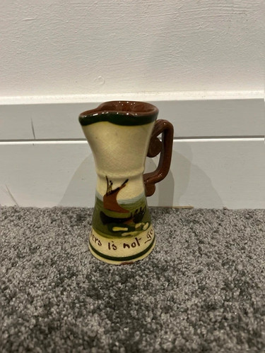 Small devon pottery jug - , hand