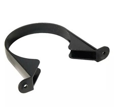 110mm 4” soil pipe clip black 