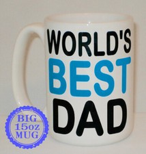 World's Best Dad Big 15 Oz Mug