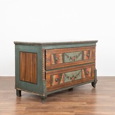Original painted blanket chest - painted,