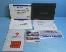 02 2002 Suzuki Vitara/Grand Vitara owners manual 