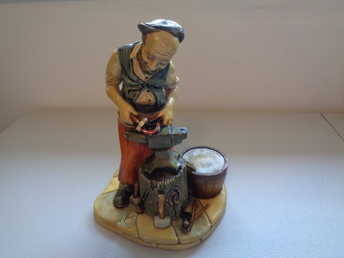 Vintage blacksmith figurine - vintage,