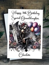 Gothic Birthday Card Goth Girl