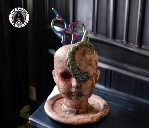 Creepy horror doll - creepy,