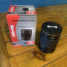 Opteka 500mm f/8 Mirror Lens High Definition Photography 