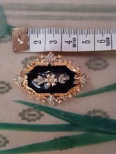 Vintage Sphinx Brooch Gold