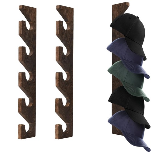Wall mounted wooden - wooden, hat