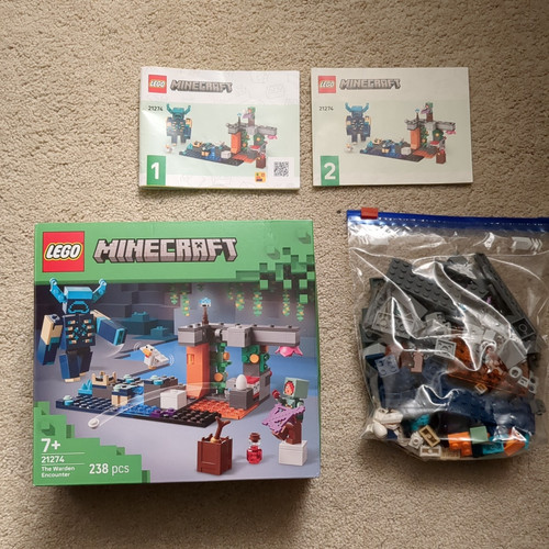 Lego minecraft the warden - lego, :