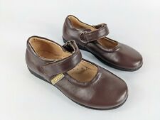 Step2wo Infant Baby Girls Brown Leather Shoes Uk 7.5 Eu 25 New