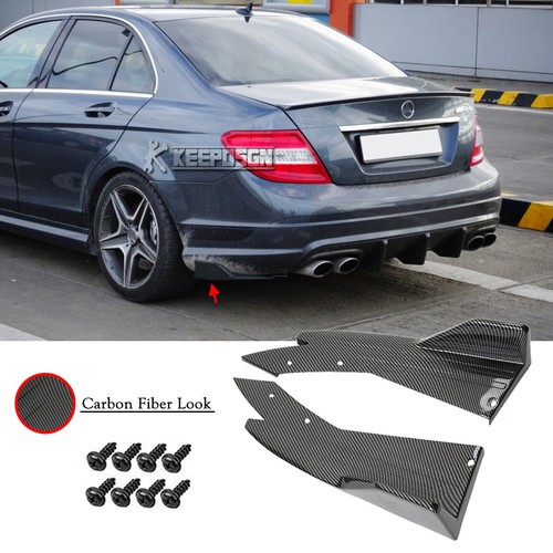 Carbon look rear bumper - carbon,