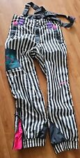 VGC Grey & White Stripes Ski Pants By Nevica 38L