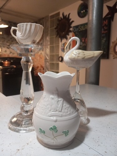 All belleek shamrock - all, vase