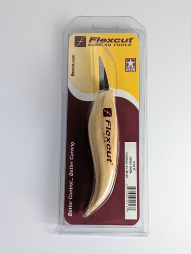 Flexcut kn13 detail wood - detail,