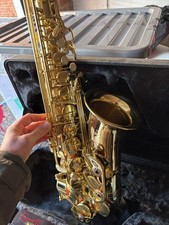 Stagg 77SA Alto Saxophone Gold Lacquered with Hard Case and Mouthpiece