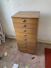  Schreiber Vintage Danish Mid Century Tallboy Retro Chest Drawers 