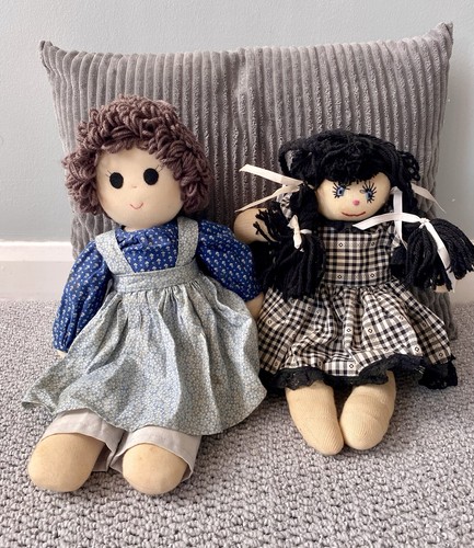 Vintage pair handmade cloth - pair,