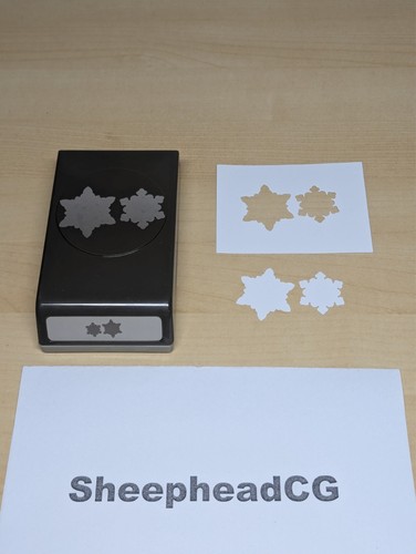 Stampin snow flurry - stampin', up!